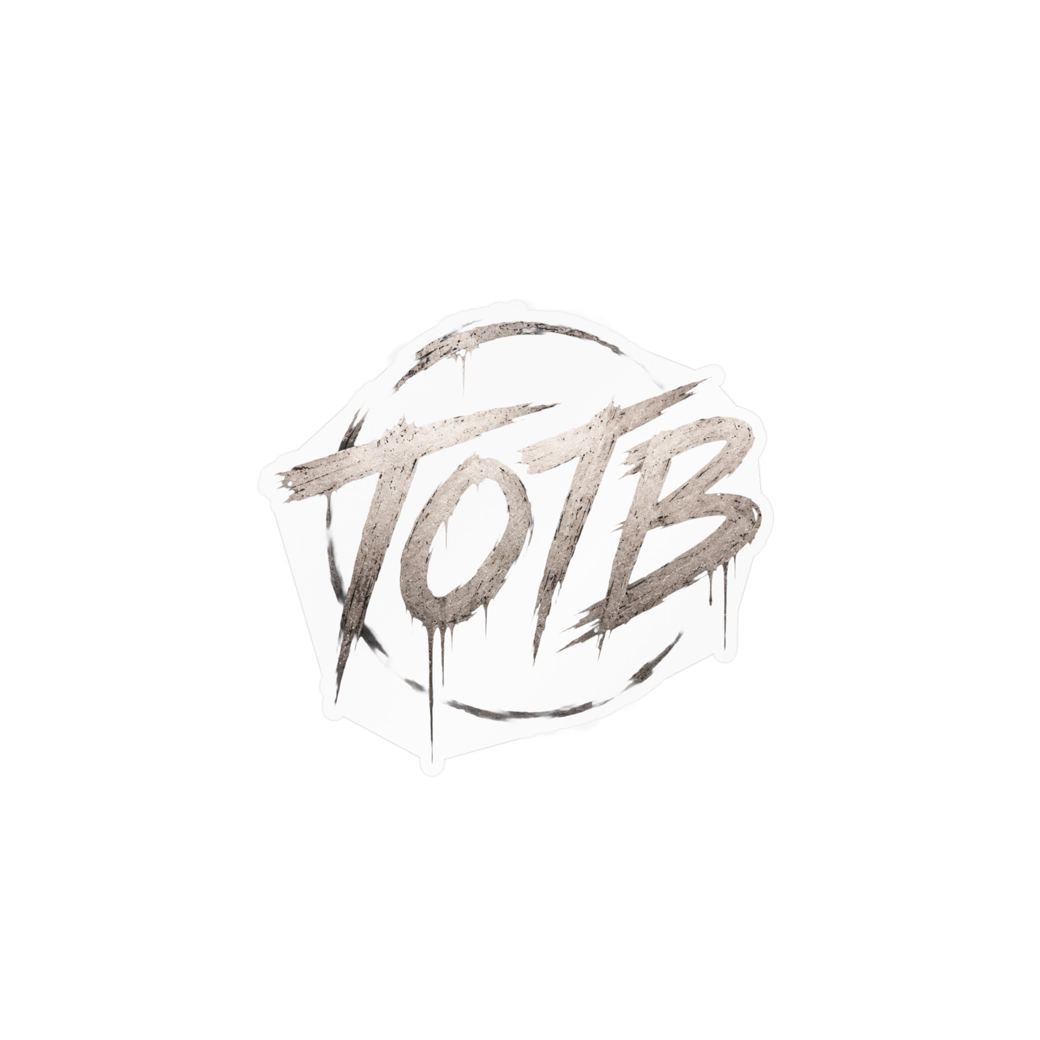 TOTB Brushstroke Logo Sticker | Kiss-Cut Vinyl