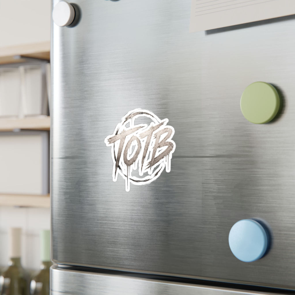 TOTB Brushstroke Logo Sticker | Kiss-Cut Vinyl