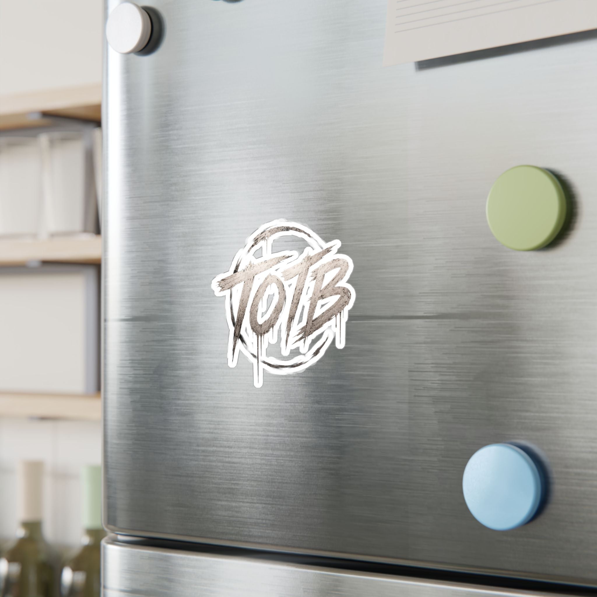 TOTB Brushstroke Logo Sticker | Kiss-Cut Vinyl