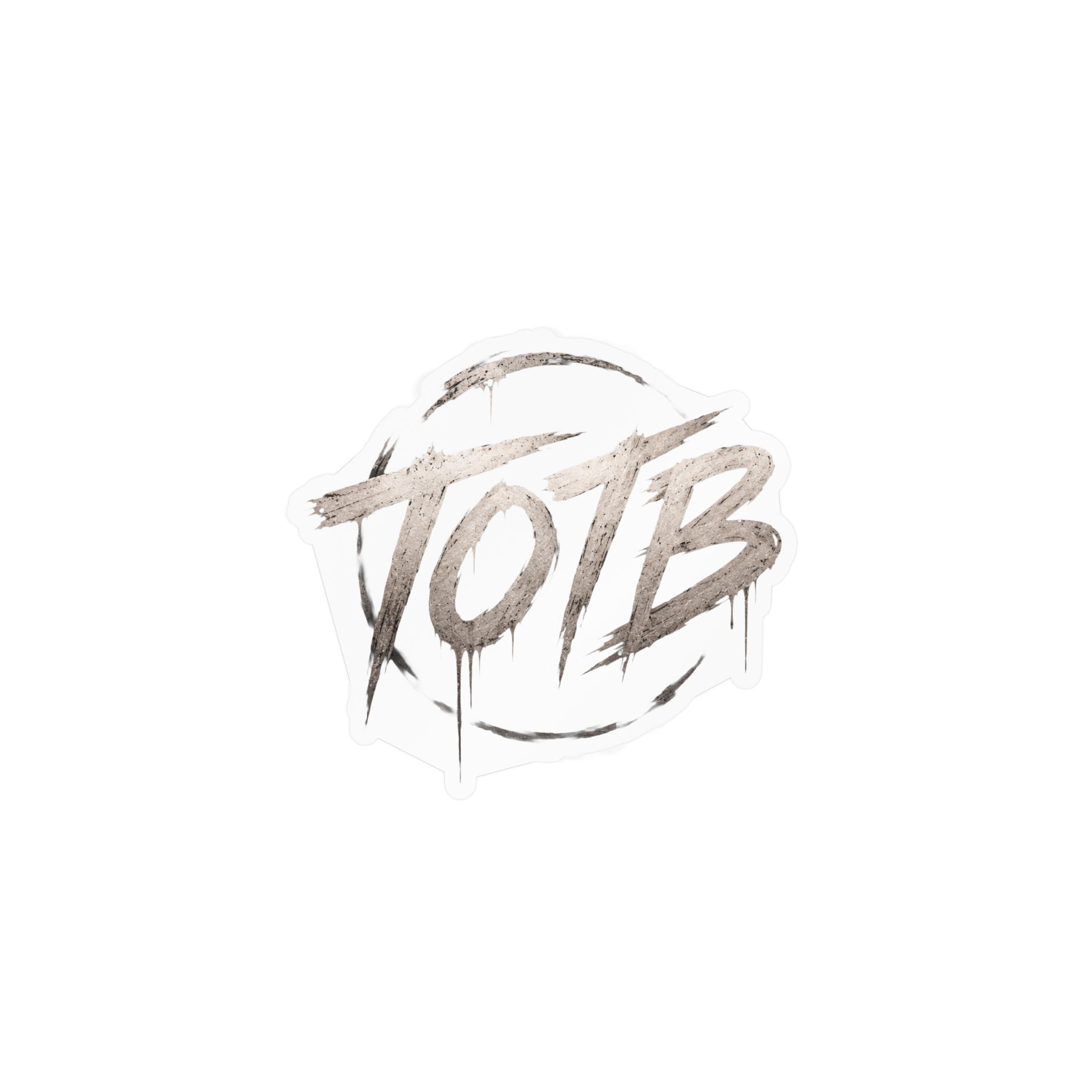 TOTB Brushstroke Logo Sticker | Kiss-Cut Vinyl