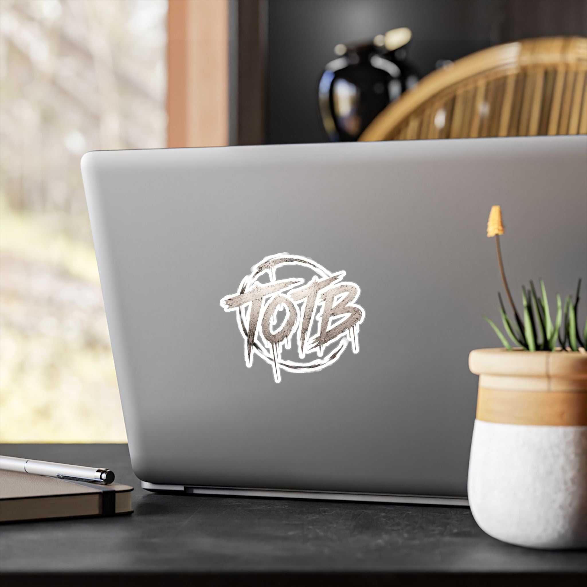 TOTB Brushstroke Logo Sticker | Kiss-Cut Vinyl