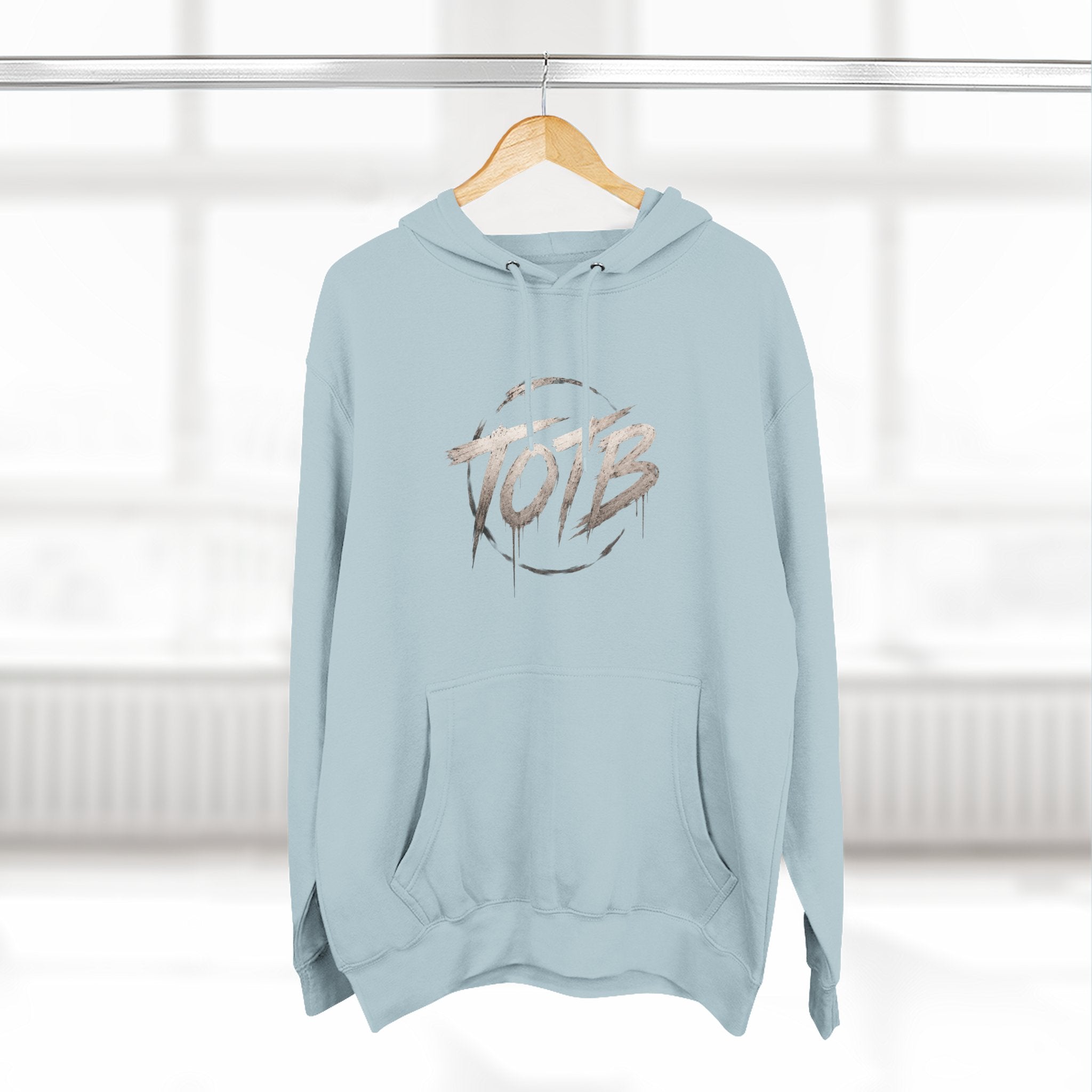 TOTB Brushstroke Logo Hoodie | Minimal Streetwear Pullover