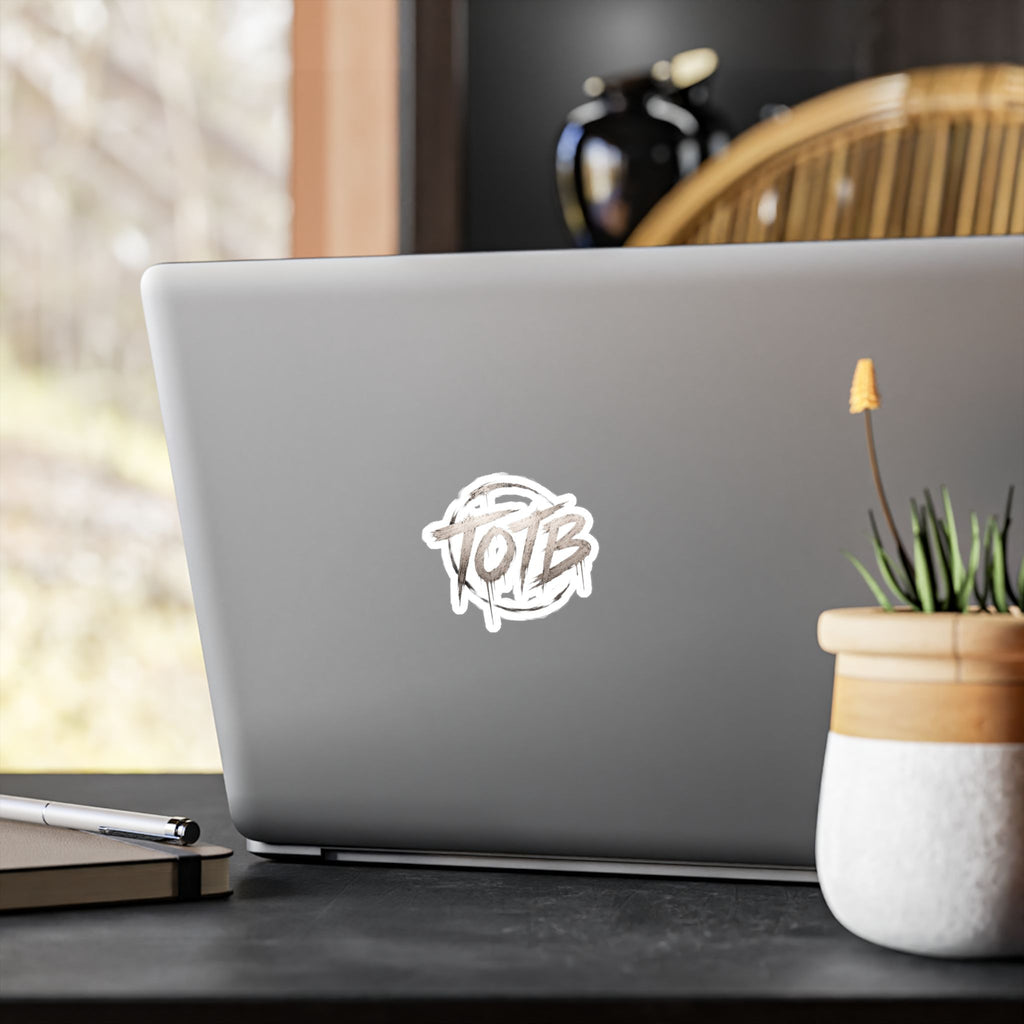 TOTB Brushstroke Logo Sticker | Kiss-Cut Vinyl