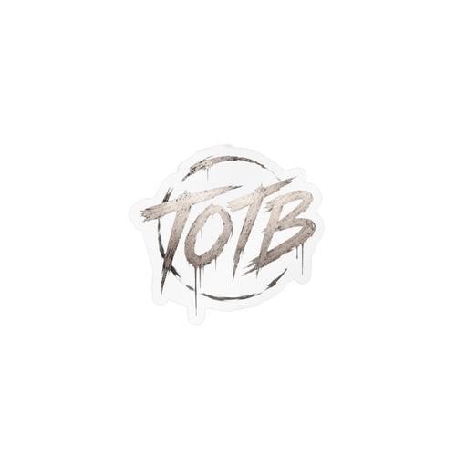 TOTB Brushstroke Logo Sticker | Kiss-Cut Vinyl