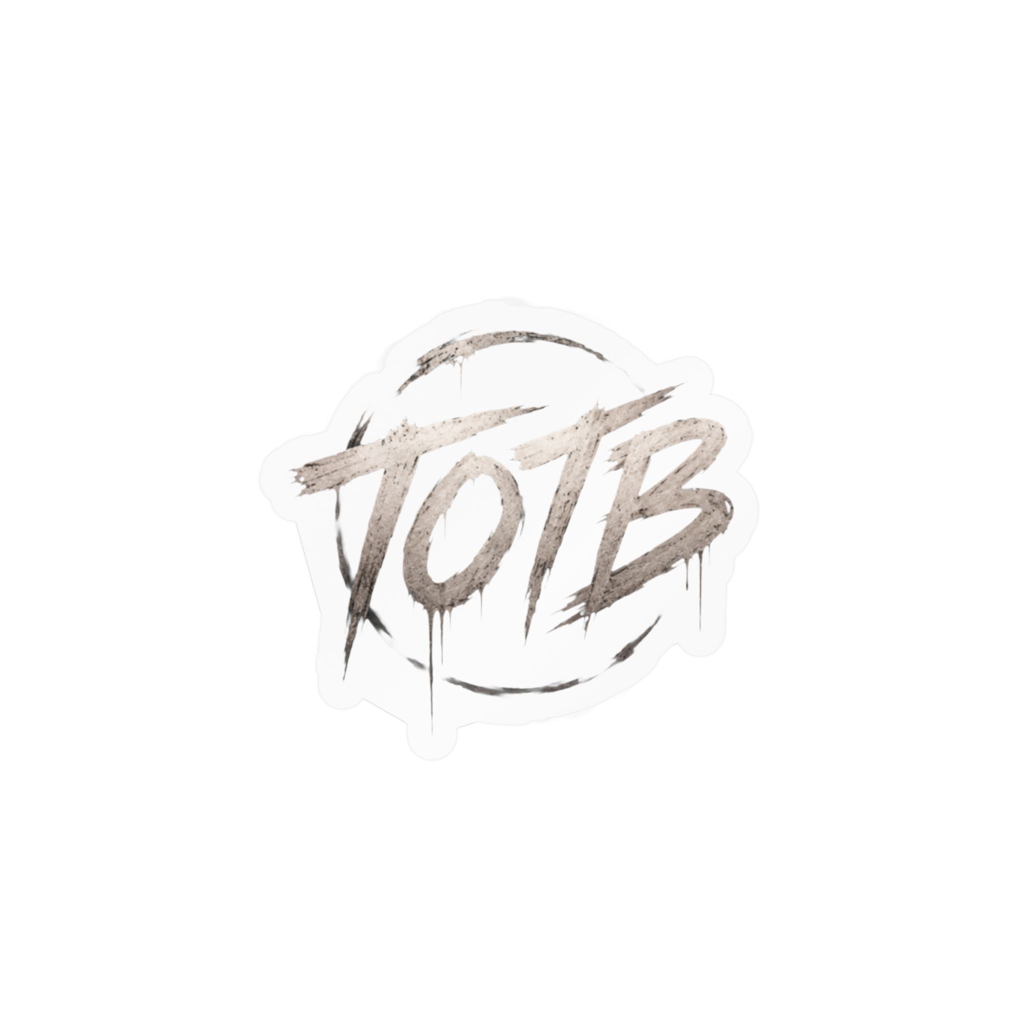 TOTB Brushstroke Logo Sticker | Kiss-Cut Vinyl