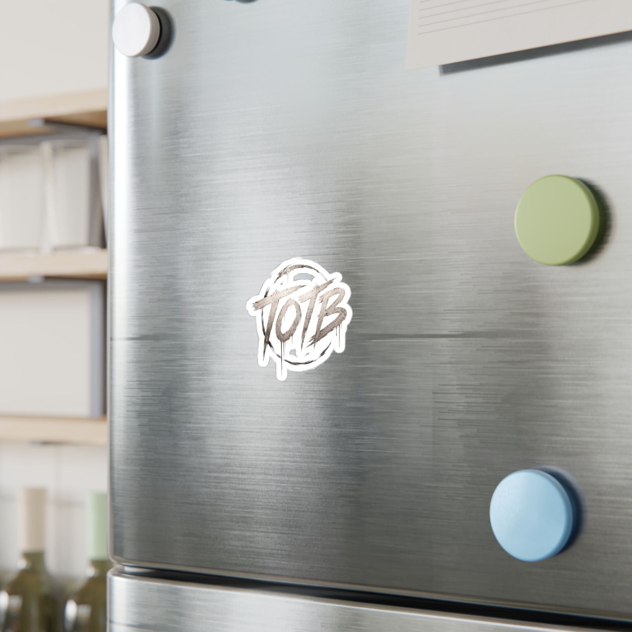 TOTB Brushstroke Logo Sticker | Kiss-Cut Vinyl