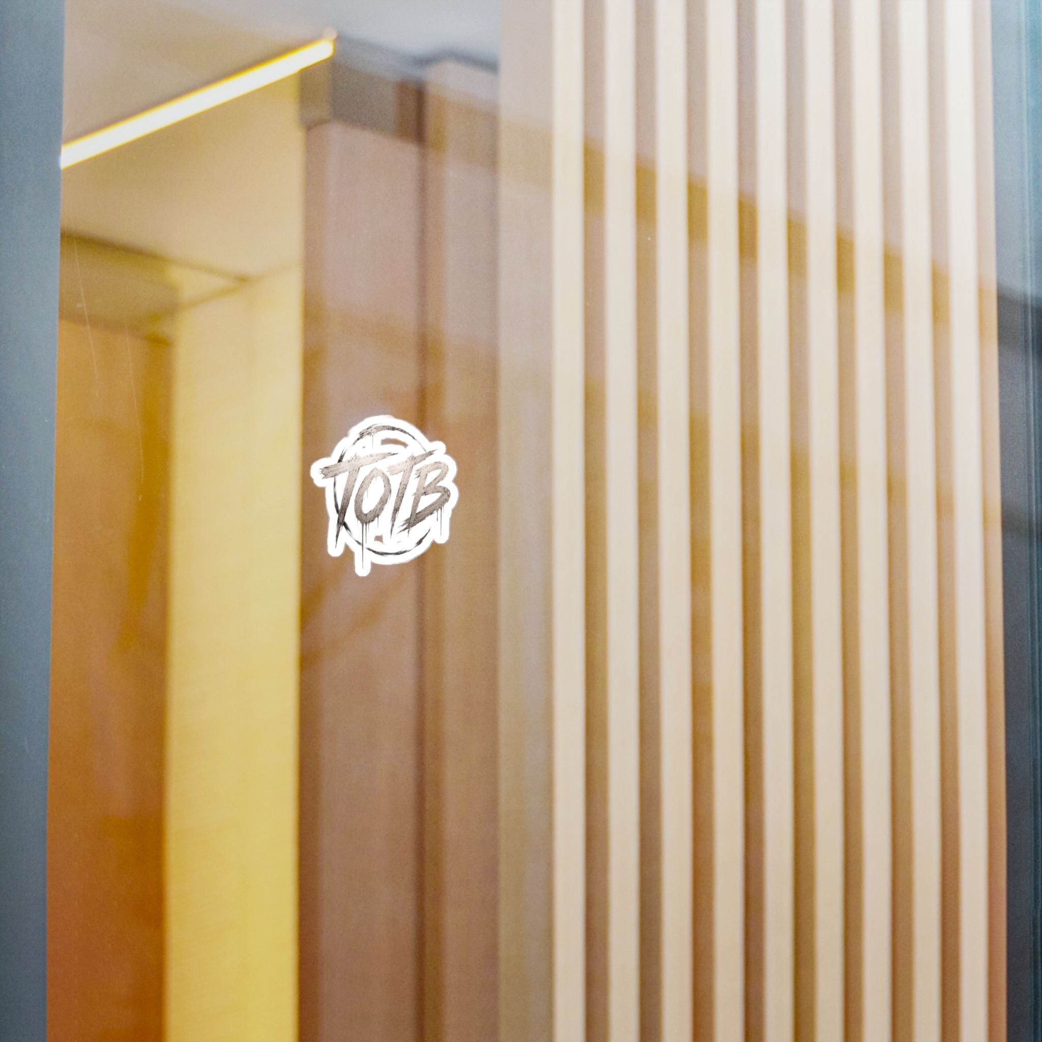 TOTB Brushstroke Logo Sticker | Kiss-Cut Vinyl