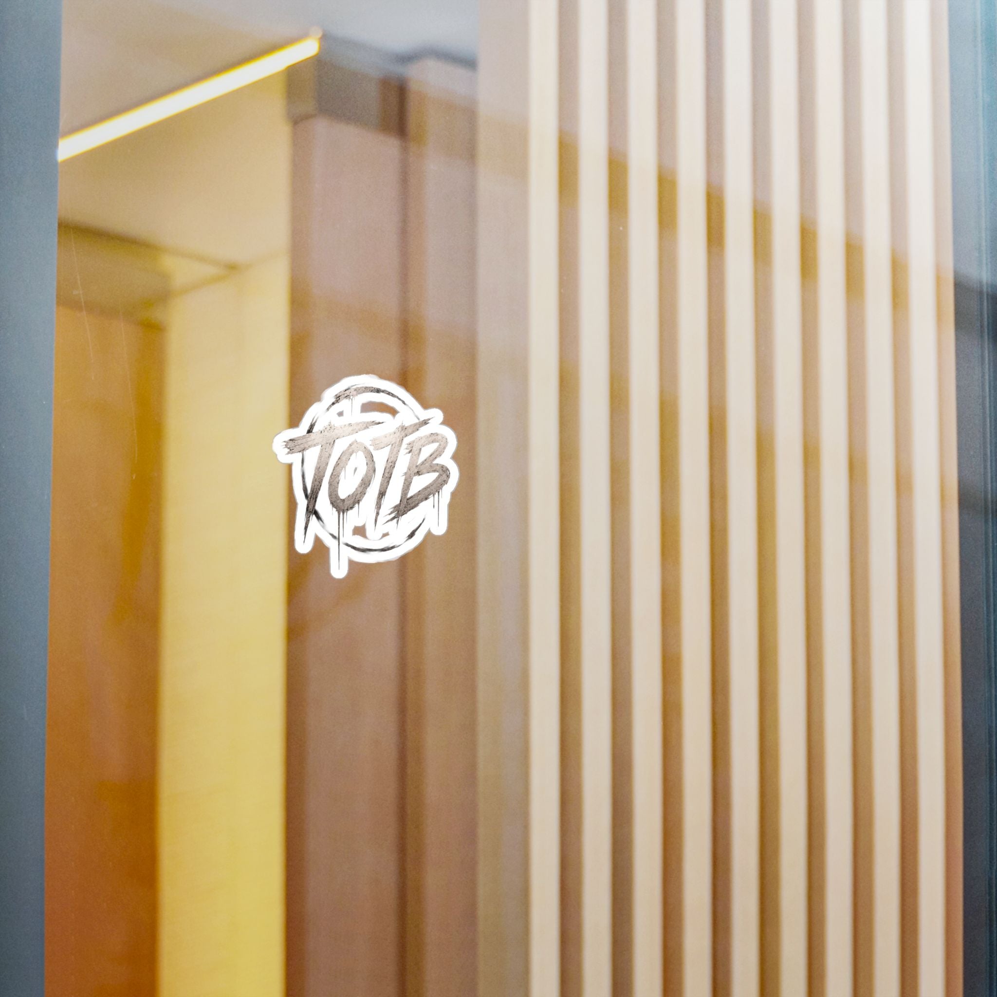 TOTB Brushstroke Logo Sticker | Kiss-Cut Vinyl