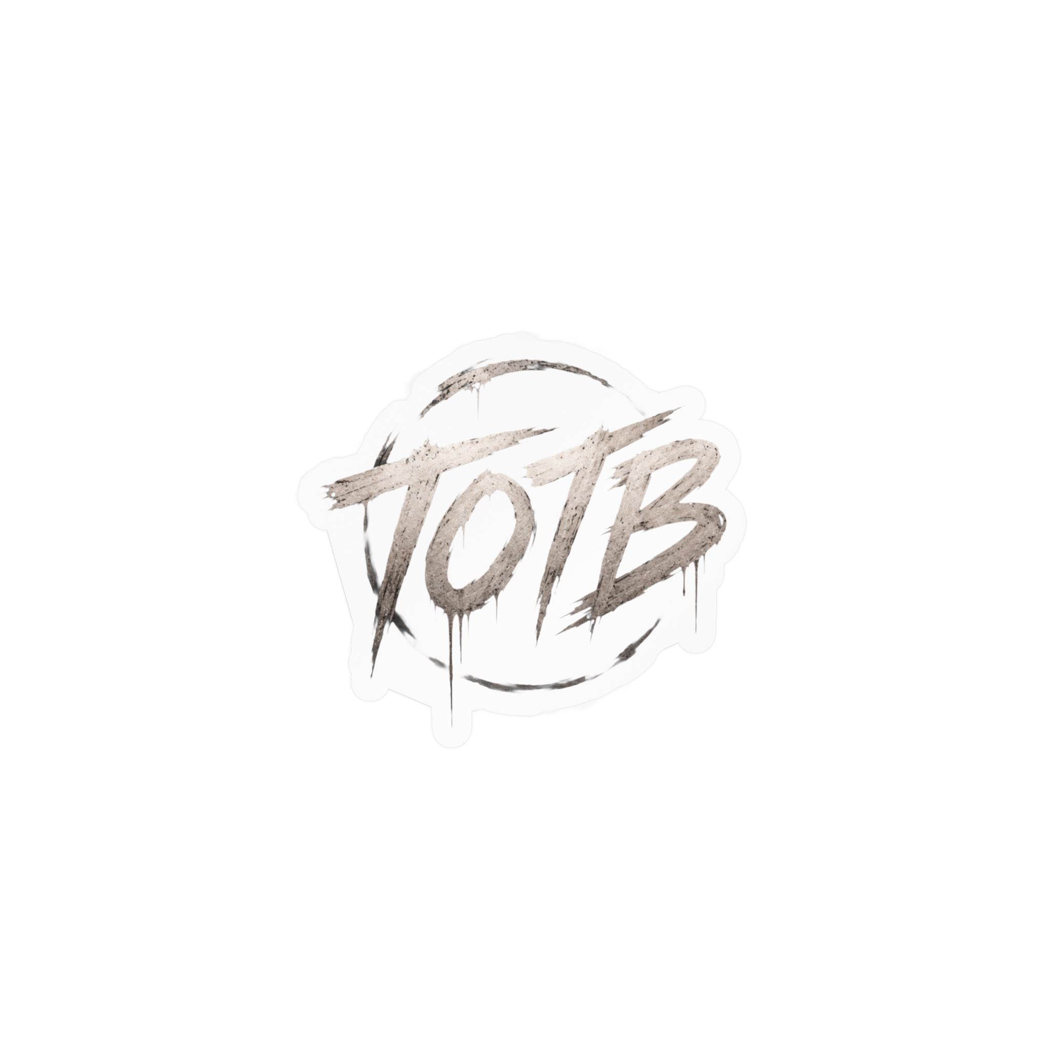 TOTB Brushstroke Logo Sticker | Kiss-Cut Vinyl