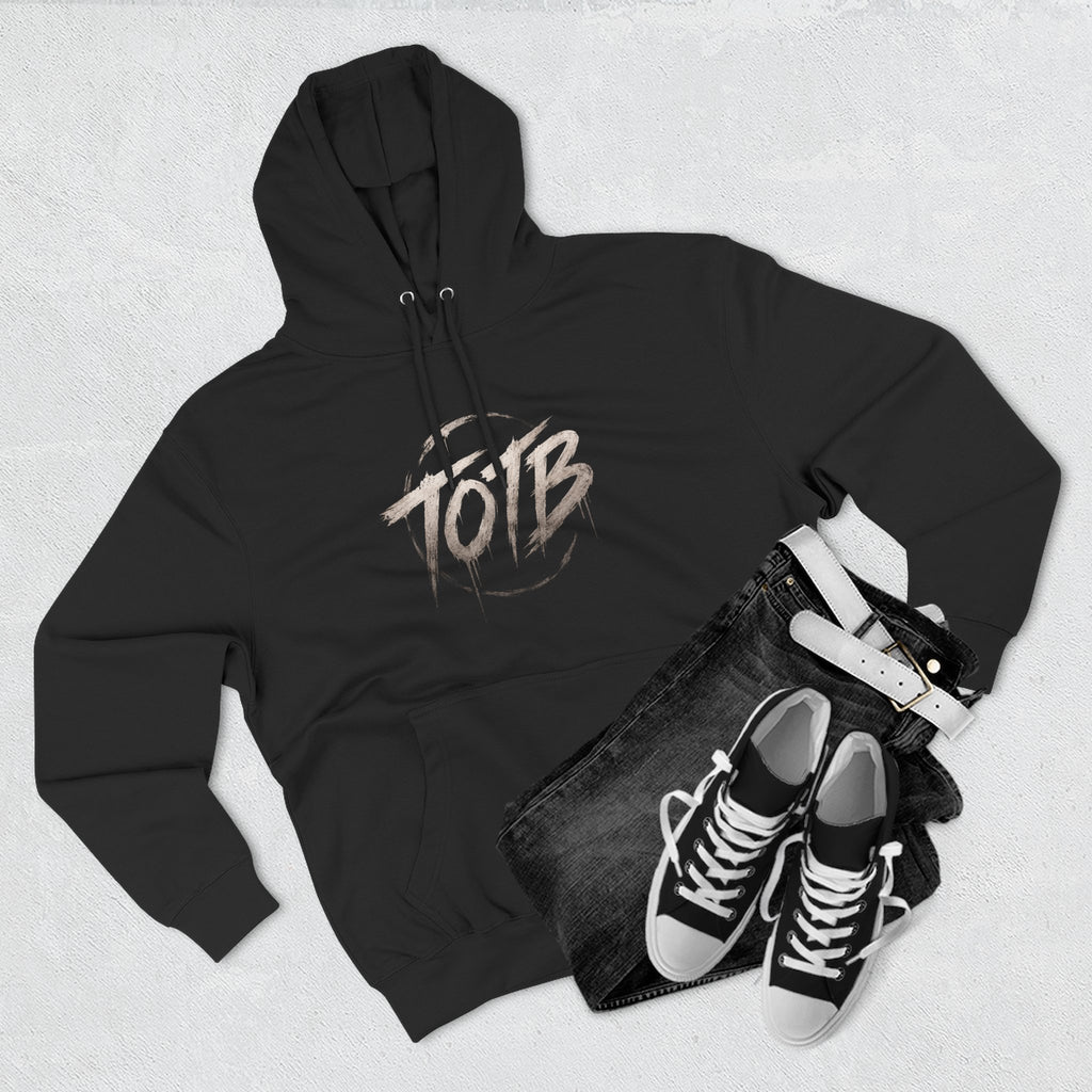 TOTB Brushstroke Logo Hoodie | Minimal Streetwear Pullover