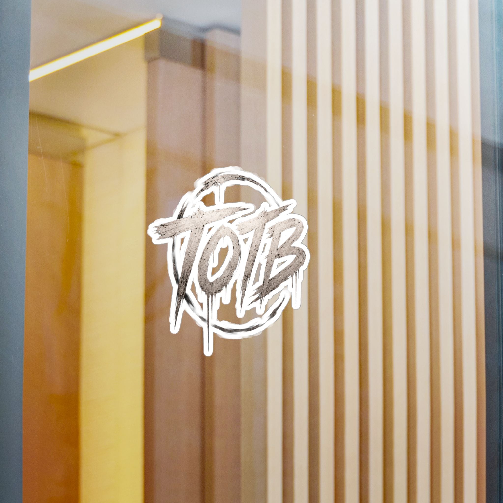 TOTB Brushstroke Logo Sticker | Kiss-Cut Vinyl