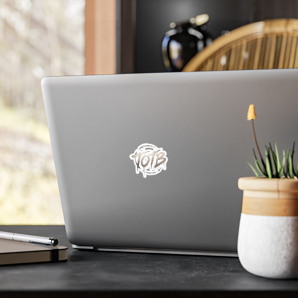 TOTB Brushstroke Logo Sticker | Kiss-Cut Vinyl