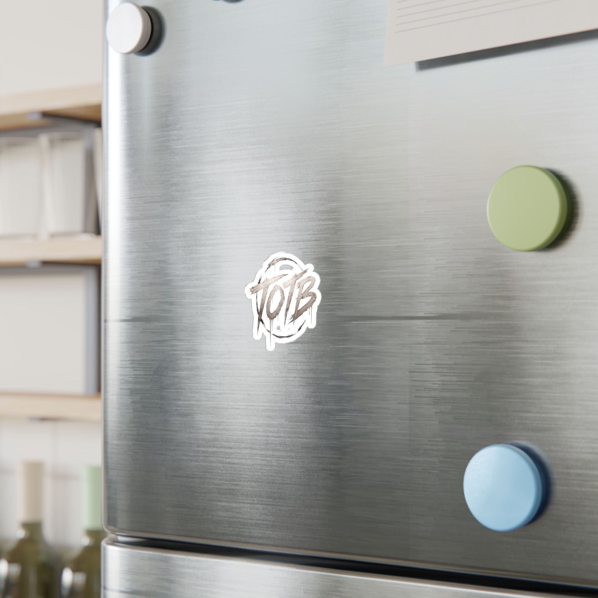 TOTB Brushstroke Logo Sticker | Kiss-Cut Vinyl