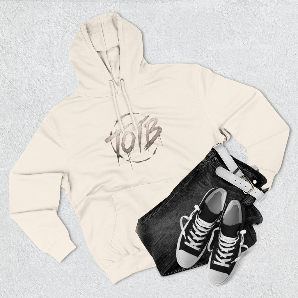 TOTB Brushstroke Logo Hoodie | Minimal Streetwear Pullover