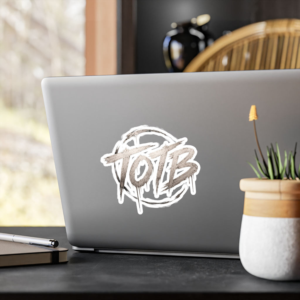 TOTB Brushstroke Logo Sticker | Kiss-Cut Vinyl