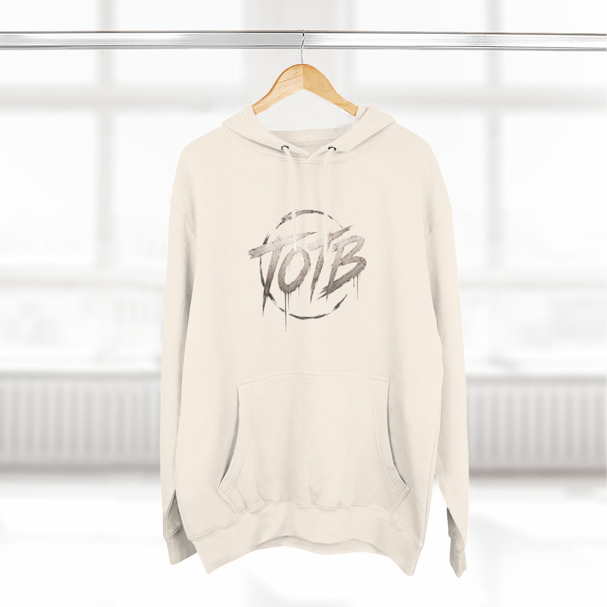 TOTB Brushstroke Logo Hoodie | Minimal Streetwear Pullover