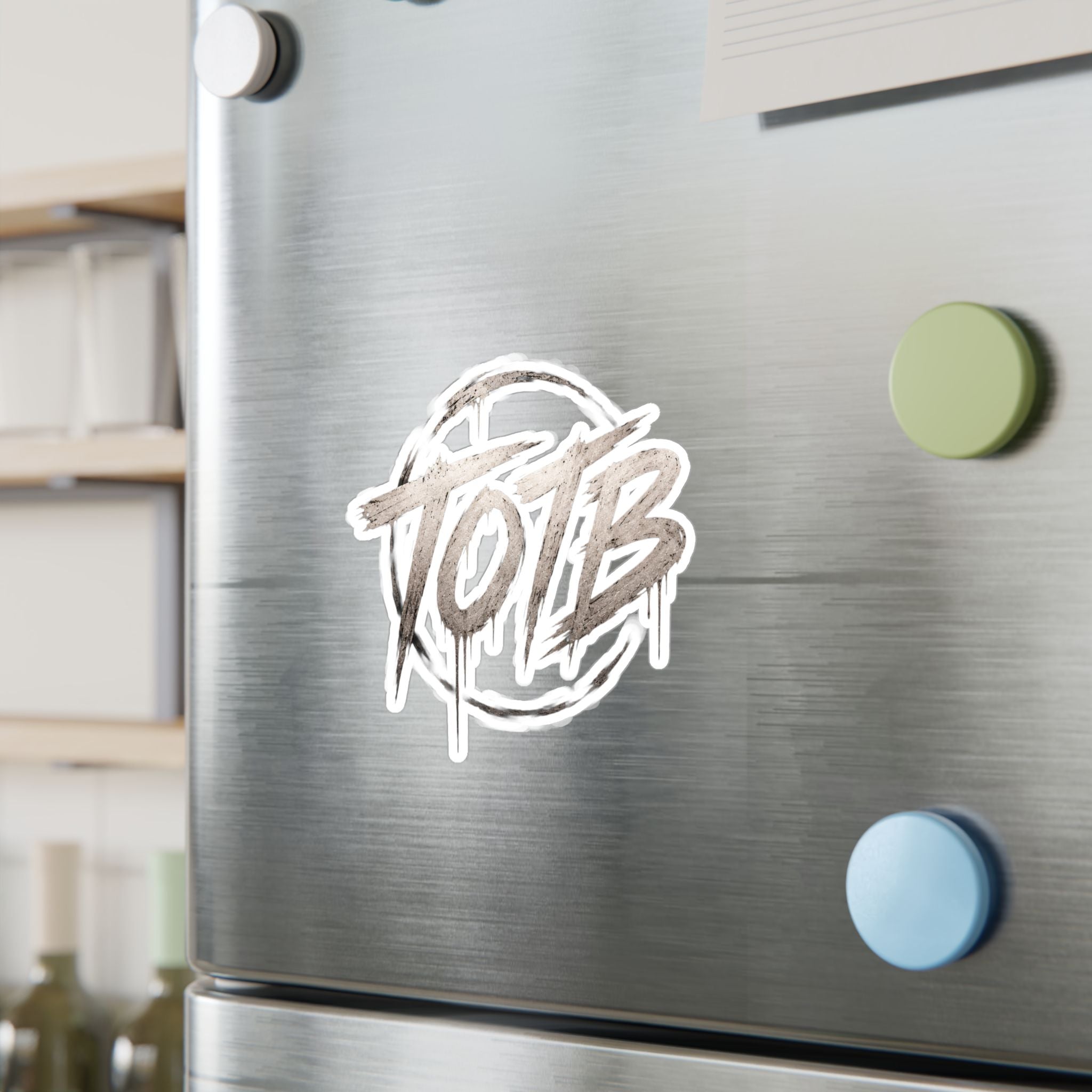 TOTB Brushstroke Logo Sticker | Kiss-Cut Vinyl